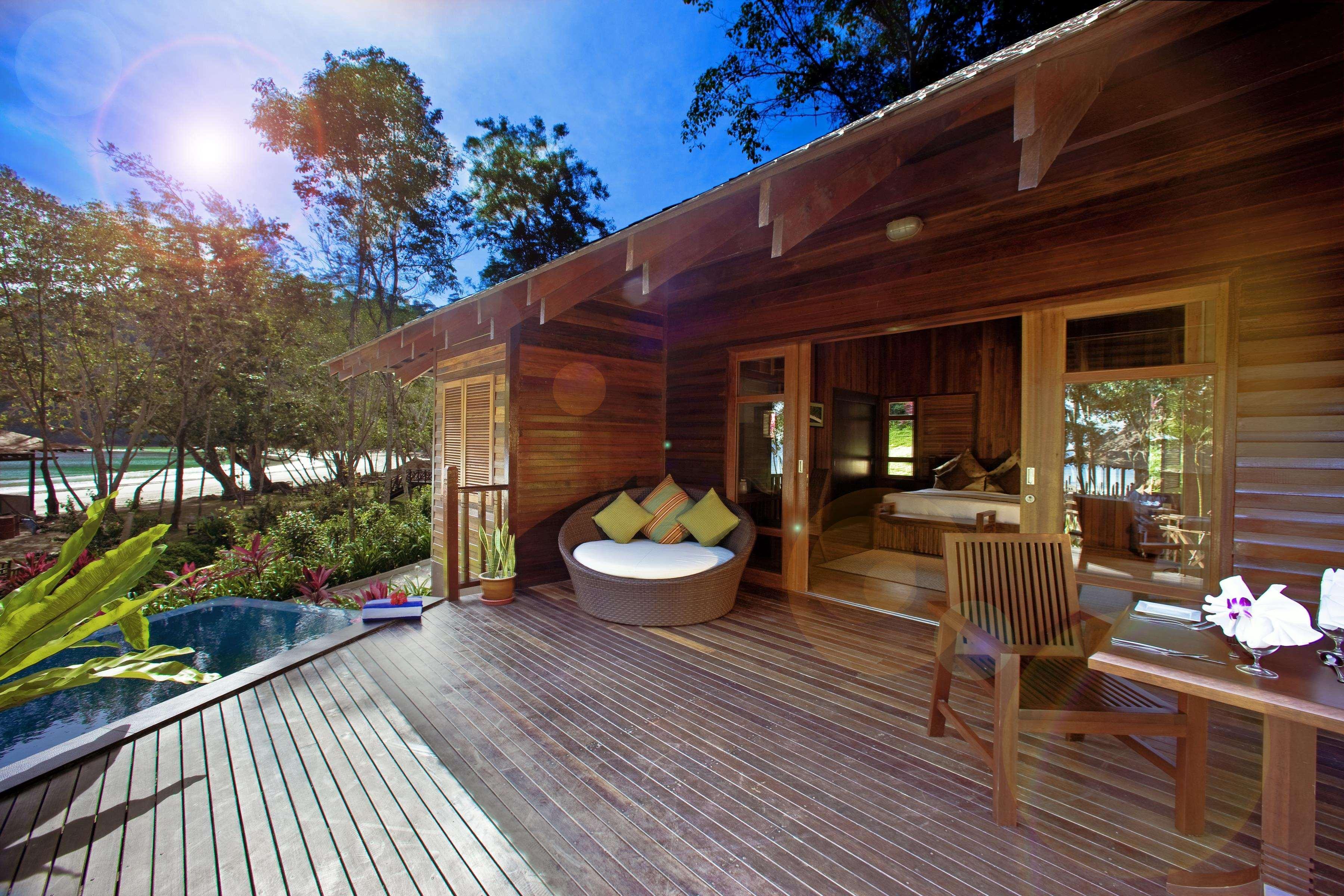 Bunga Raya Island Resort & Spa Пулау-Гайя Экстерьер фото