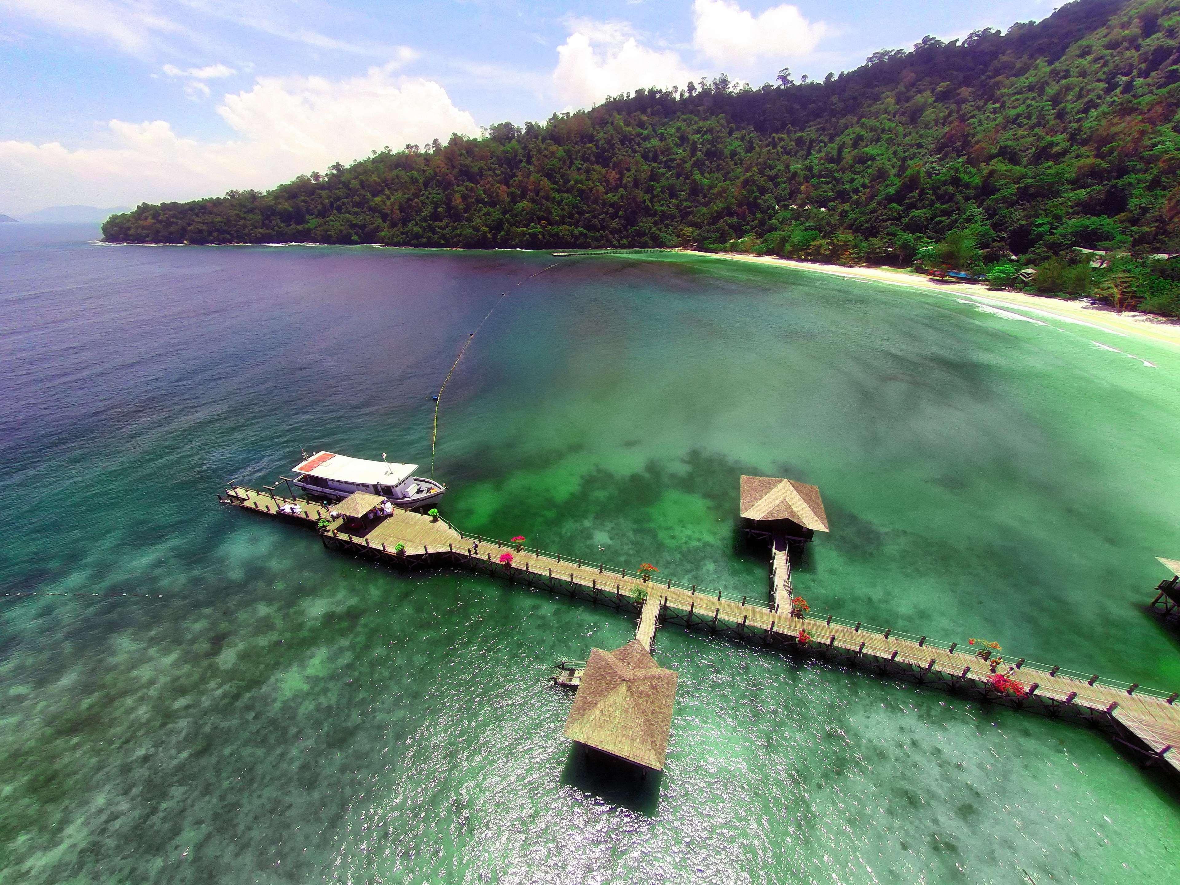 Bunga Raya Island Resort & Spa Пулау-Гайя Экстерьер фото