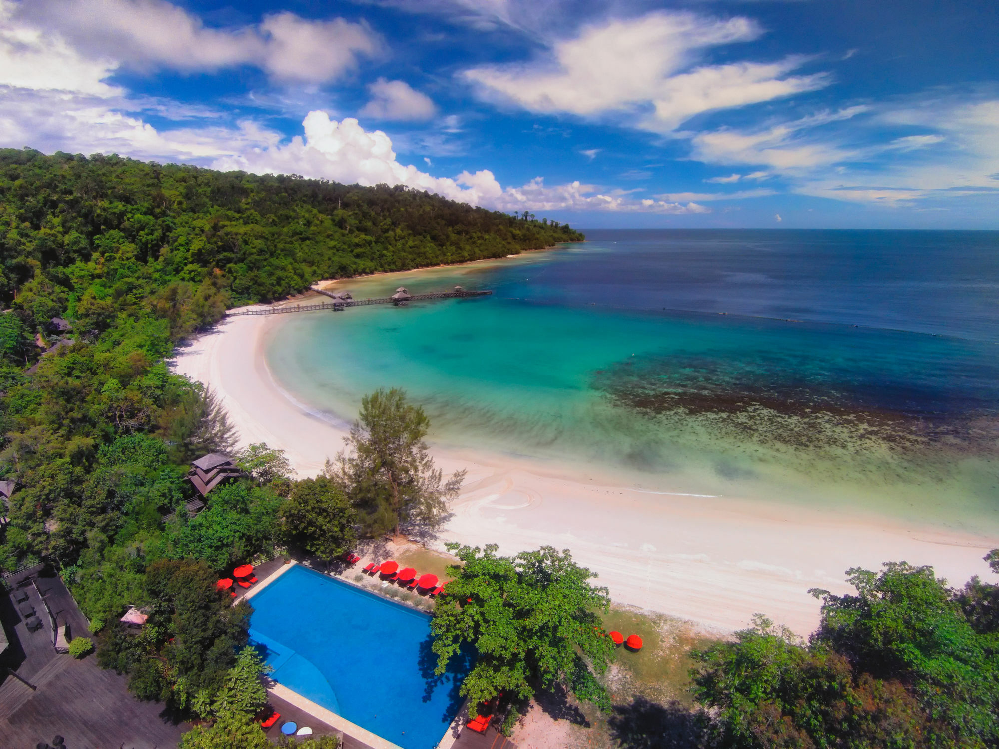 Bunga Raya Island Resort & Spa Пулау-Гайя Экстерьер фото